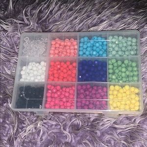 Assortment jewelry beads